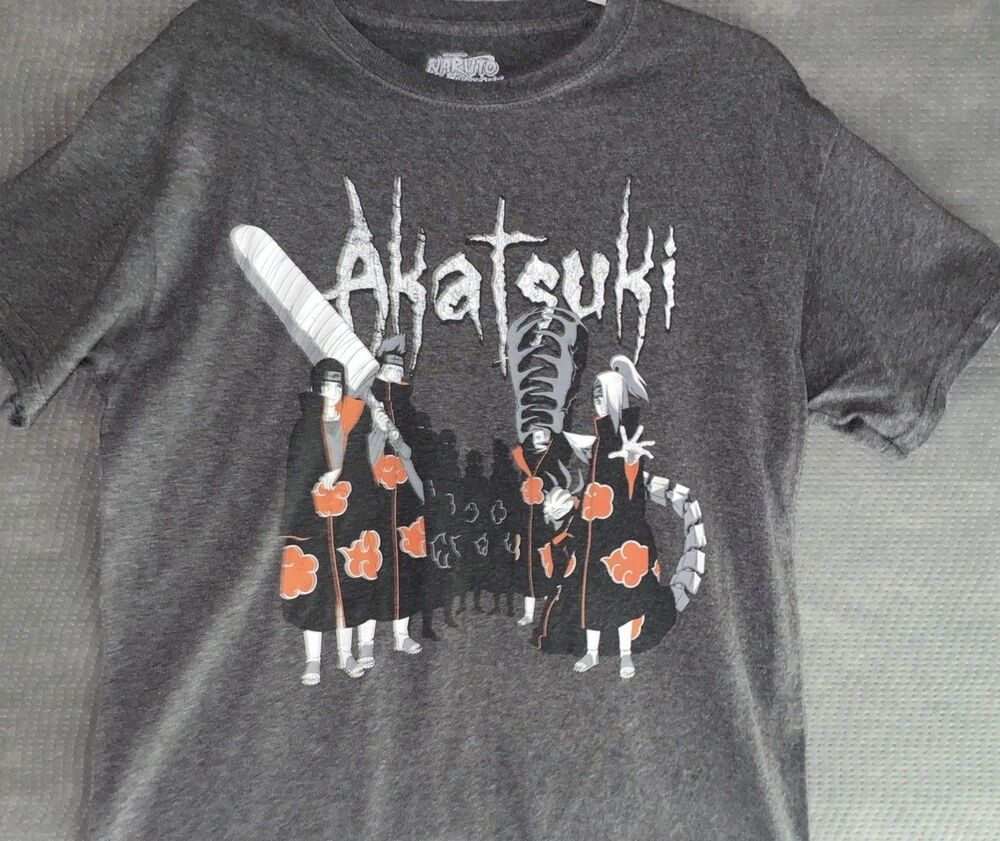 Vintage Naruto Shippuden 20th Anniversary Akatsuki Graphic Shirt Men's Medium